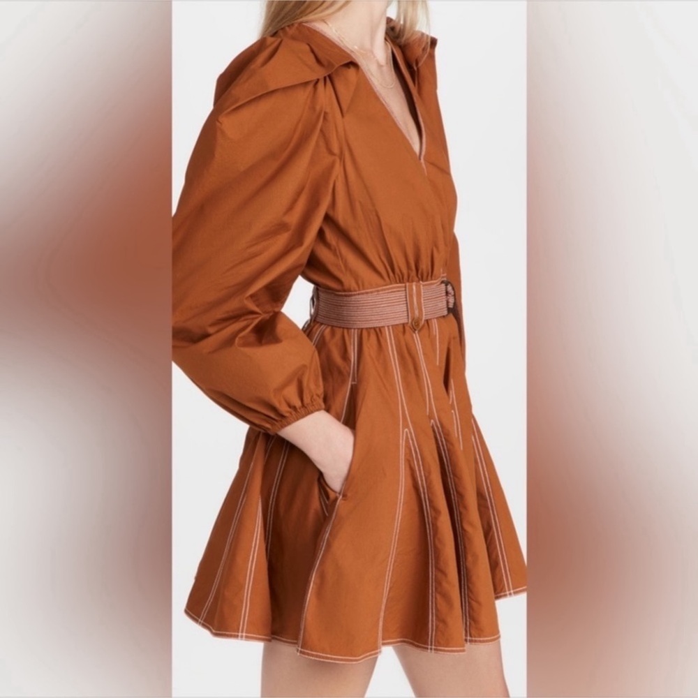 ULLA JOHNSON Corliss mini dress Sz 6 - Picture 6 of 8